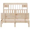 vidaXL Lit biblioth&egrave;que sans matelas 140x190 cm bois de pin massif