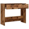 vidaXL Table console vieux bois 90x36x75 cm bois d'ingénierie