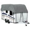 vidaXL Housse de toit de caravane gris tissu non tiss&eacute;