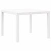 vidaXL Table de jardin pour repas Blanc 100 x 100 x 73 cm polyrotin