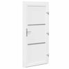 vidaXL Porte Frontale Blanc 98 x 208 cm PVC