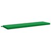 vidaXL Coussin de banc SOEST 100 % polyester Vert 150 x 40 x 5 cm