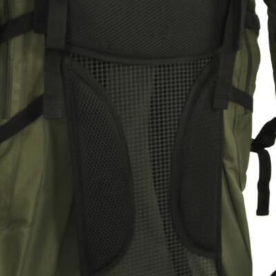 vidaXL Sac à dos de randonnée vert armée 60 L tissu oxford