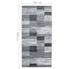 vidaXL Tapis BCF Gris 100x200 cm