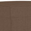vidaXL Ensemble de canap&eacute;s 4 pcs avec coussins Marron Tissu