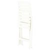 vidaXL Chaises de jardin pliables lot de 2 Plastique Blanc