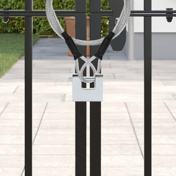 vidaXL Verrou 6 pcs Argent&eacute; 5 x 1,9 x 4,5 cm Fer