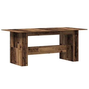 vidaXL Table &agrave; manger vieux bois 180x90x76 cm bois d'ing&eacute;nierie