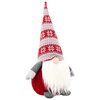 vidaXL Gnome de No&euml;l Rouge 45 cm Polyester