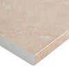 vidaXL Comptoir de cuisine Beige avec texture 80x60x2,8 cm Agglom&eacute;r&eacute;