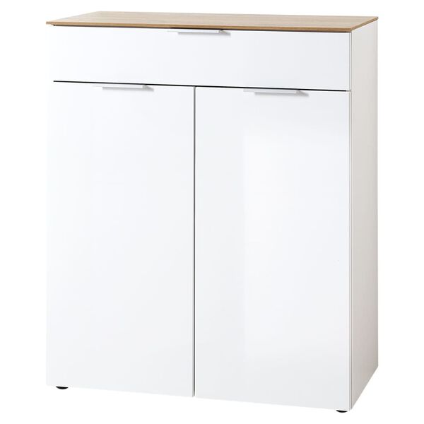 Germania Commode GW-Cetano Blanc et ch&ecirc;ne