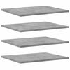 vidaXL Panneaux de biblioth&egrave;que 8 pcs gris b&eacute;ton bois d&rsquo;ing&eacute;nierie