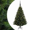vidaXL Arbre de No&euml;l Artificiel avec Boule 120 cm 150 LED Blanc chaud