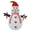 vidaXL Bonhomme de neige gonflable avec LED 250 cm