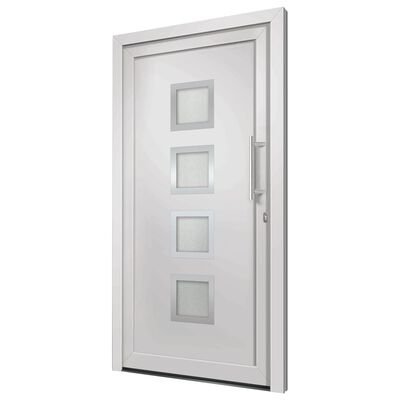 vidaXL Porte d'entrée Blanc 98x200 cm