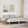 vidaXL Cadre de lit extra long sans matelas 180x220 cm bois massif