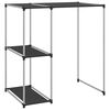 vidaXL Support de rangement sur la machine &agrave; laver Noir 87x55x90,5 cm