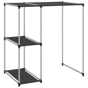 vidaXL Support de rangement sur la machine &agrave; laver Noir 87x55x90,5 cm