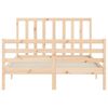 vidaXL Cadre de lit sans matelas 120x200 cm bois de pin massif
