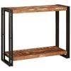 vidaXL Table console Multicolore 90 x 33 x 75 cm Bois Recycl&eacute; Solide