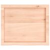 vidaXL &Eacute;tag&egrave;re murale 60x50x(2-6) cm bois de ch&ecirc;ne massif non trait&eacute;