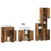 vidaXL Ensemble de meubles salle de bain 4 pcs bois d'ing&eacute;nierie