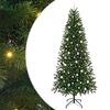 vidaXL Sapin de No&euml;l artificiel avec 300 LED Vert 240 cm PE et PVC