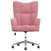 vidaXL Chaise de relaxation Rose Velours