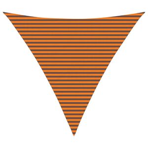 vidaXL Voile d'ombre Orange et marron 6 x 6 x 6 m