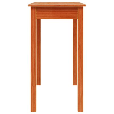 vidaXL Table console marron miel 80x40x75 cm bois massif de pin