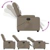 vidaXL Fauteuil de massage inclinable électrique cappuccino similicuir