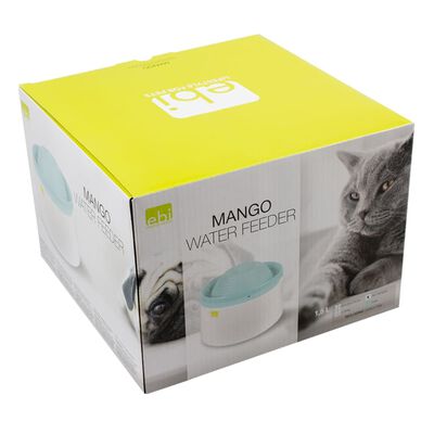 Ebi Bol à eau pour animaux de compagnie Mango 1,5 L bleu