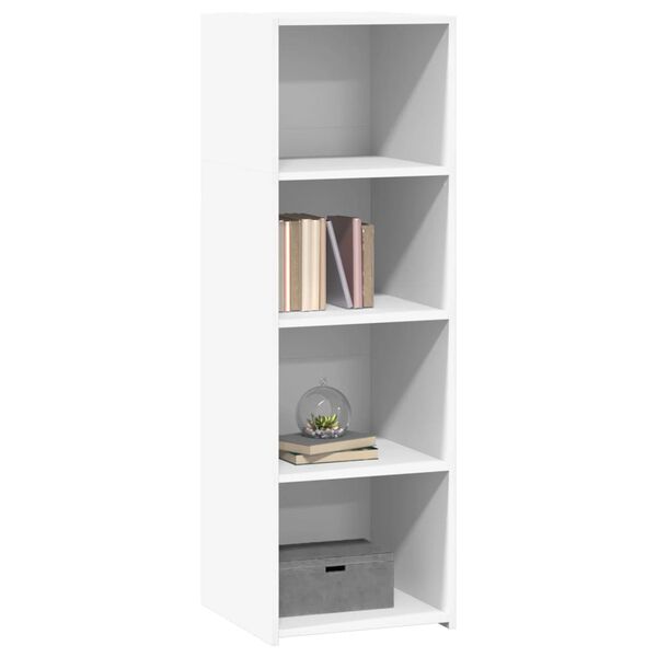 vidaXL Buffet blanc 40x41x124 cm bois d'ing&eacute;nierie