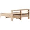 vidaXL Cadre de lit sans matelas 135x190 cm bois de pin massif