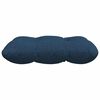 vidaXL Coussins de si&egrave;ge 4 pcs Bleu 40 x 40 x 12 cm tissu