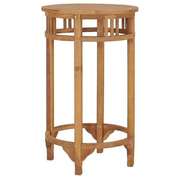 vidaXL Ensemble de bar de jardin 3 pcs Bois de teck solide