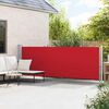 vidaXL Auvent lat&eacute;ral r&eacute;tractable de patio 140x600 cm Rouge