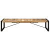 vidaXL Table basse 180x90x40 cm Bois de manguier brut