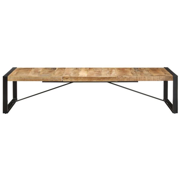 vidaXL Table basse 180x90x40 cm Bois de manguier brut