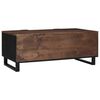 vidaXL Table basse Marron et Noir 100 x 54 x 40 cm