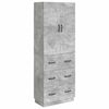 vidaXL Ensemble de Meubles 2 pcs Gris b&eacute;ton 66 x 34,5 x 87 cm