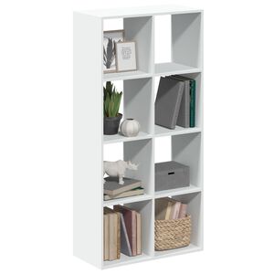 vidaXL Biblioth&egrave;que s&eacute;parateur de pi&egrave;ce Blanc 69,5 x 29 x 137,5 cm Bois d'ing&eacute;nierie