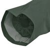 vidaXL Manteau de pluie long imperméable résistant à capuche vert M