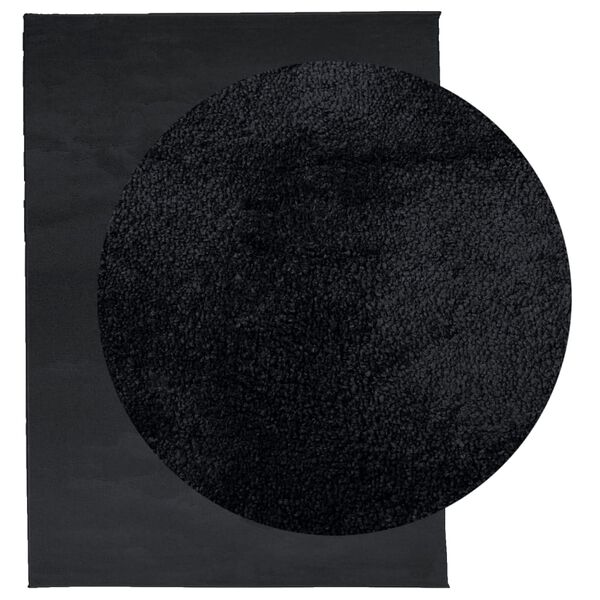 vidaXL Tapis OVIEDO &agrave; poils courts noir 240x340 cm