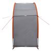 vidaXL Tente de rangement pour vélos Gris et orange 210 x 90 x 174 cm