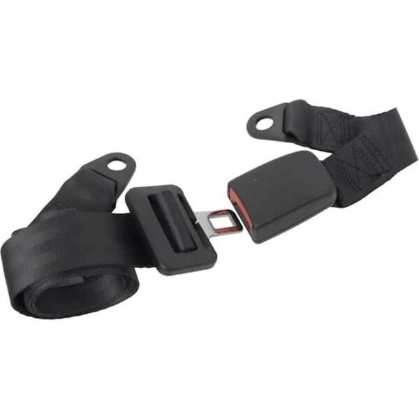 Carpoint Ceinture de s&eacute;curit&eacute; &agrave; 2 points r&eacute;glable 1 c&ocirc;t&eacute; Noir