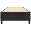 vidaXL Cadre de lit &agrave; ressorts noir 90x200 cm velours