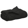 vidaXL Duvet d'&eacute;t&eacute; simple 220 x 260 cm &Eacute;t&eacute; 200 gsm Noir