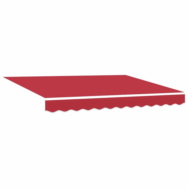 vidaXL Auvent Rétractable Rouge 300x250 cm tissu