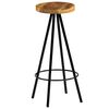 vidaXL Chaises de bar lot de 4 bois de manguier solide